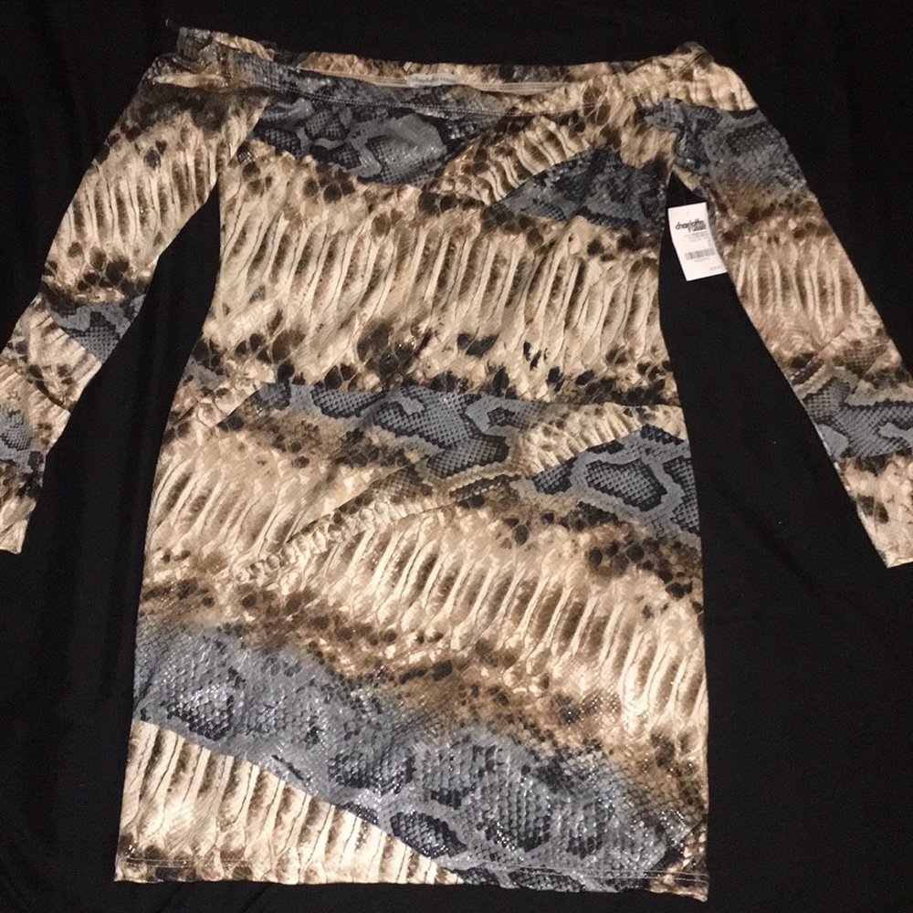 Snake skin dress